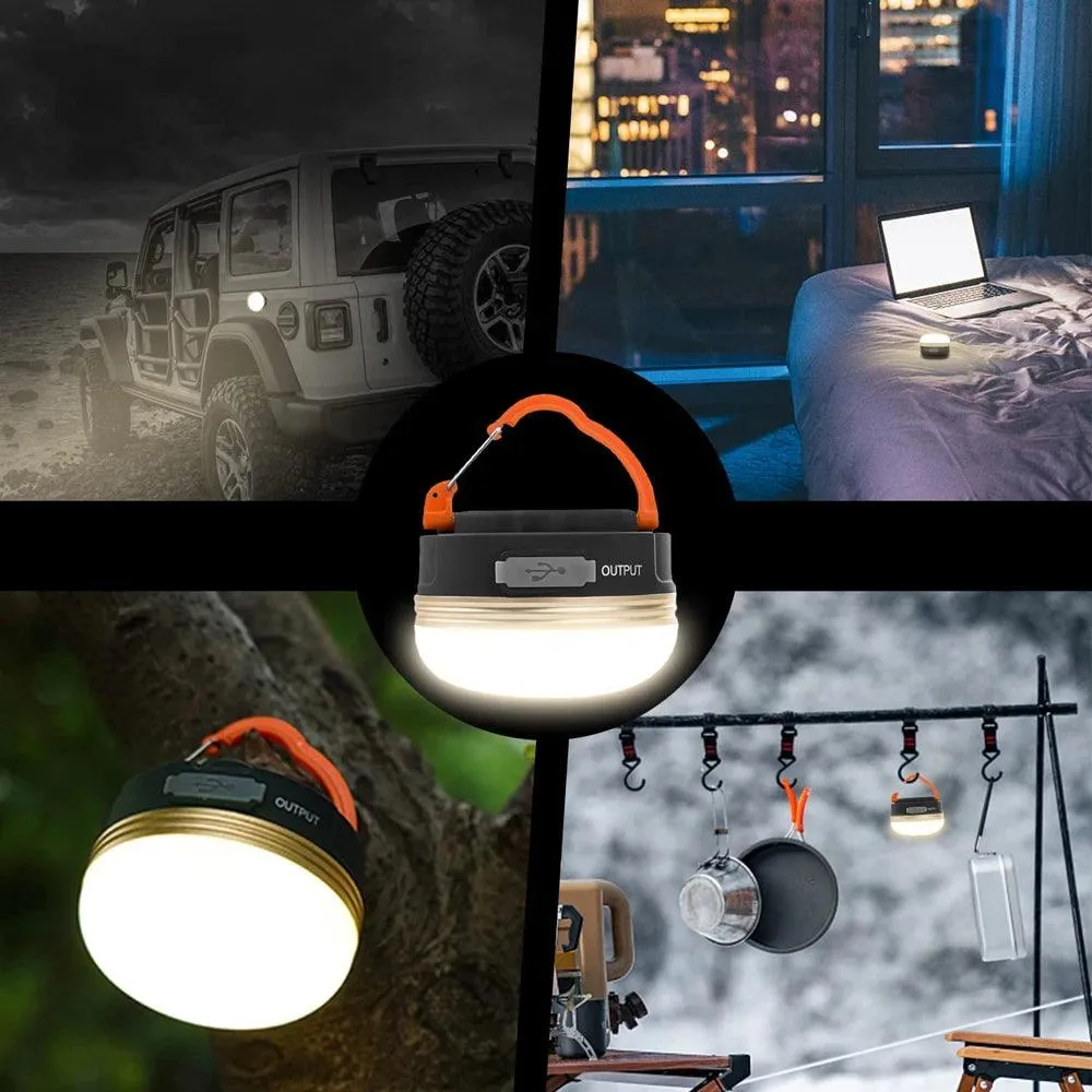 🔋 10W High Power Camping Lantern | 1800mAh USB Rechargeable Portable Lamp | Outdoor Hiking & Tent Hanging Light