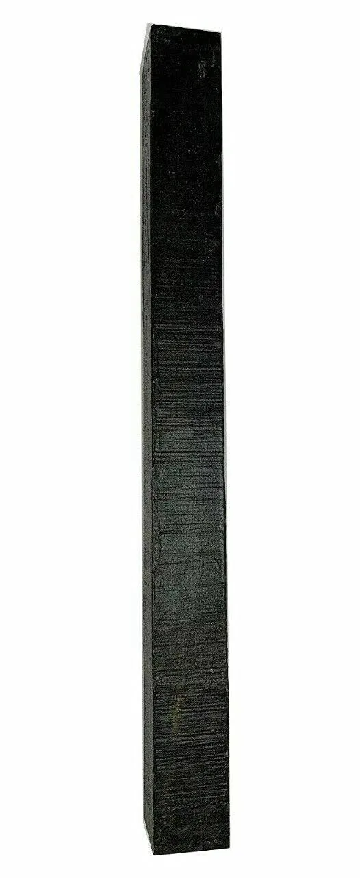 1 Gabon Ebony Lumber for Woodturning Projects 1"x1"x20" Lathe Wood Spindle Blank