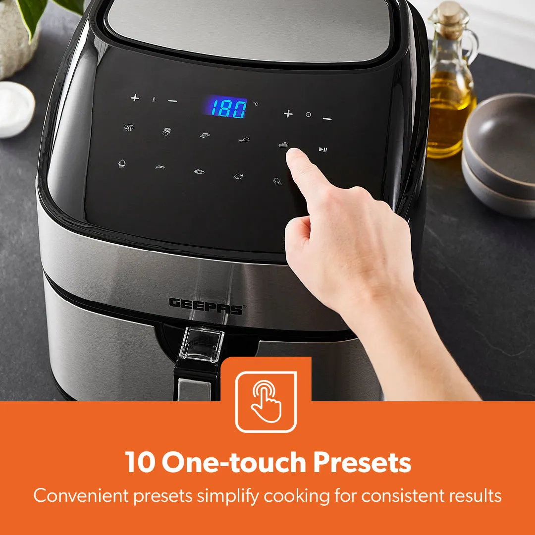 10-In-1 Large Rapid-Cook Vortex Air Fryer 7.5L