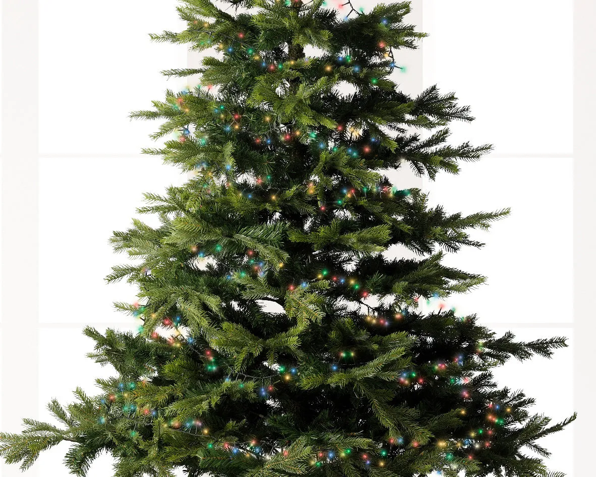 1000 LED Compact Tree Lights Multi-coloured