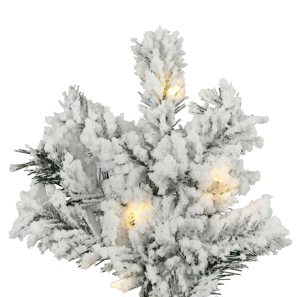 12' Winter Wonderland Tree, Warm White LED Lights