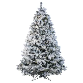 12' Winter Wonderland Tree, Warm White LED Lights