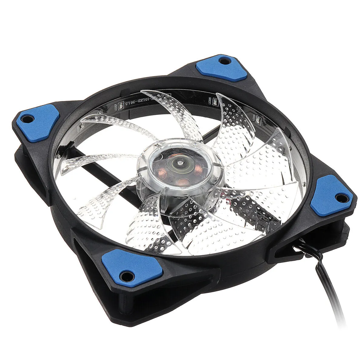 120mm 12V Cooling Fan Computer Case PC Silent Blue Light for Computer Glare Cooler