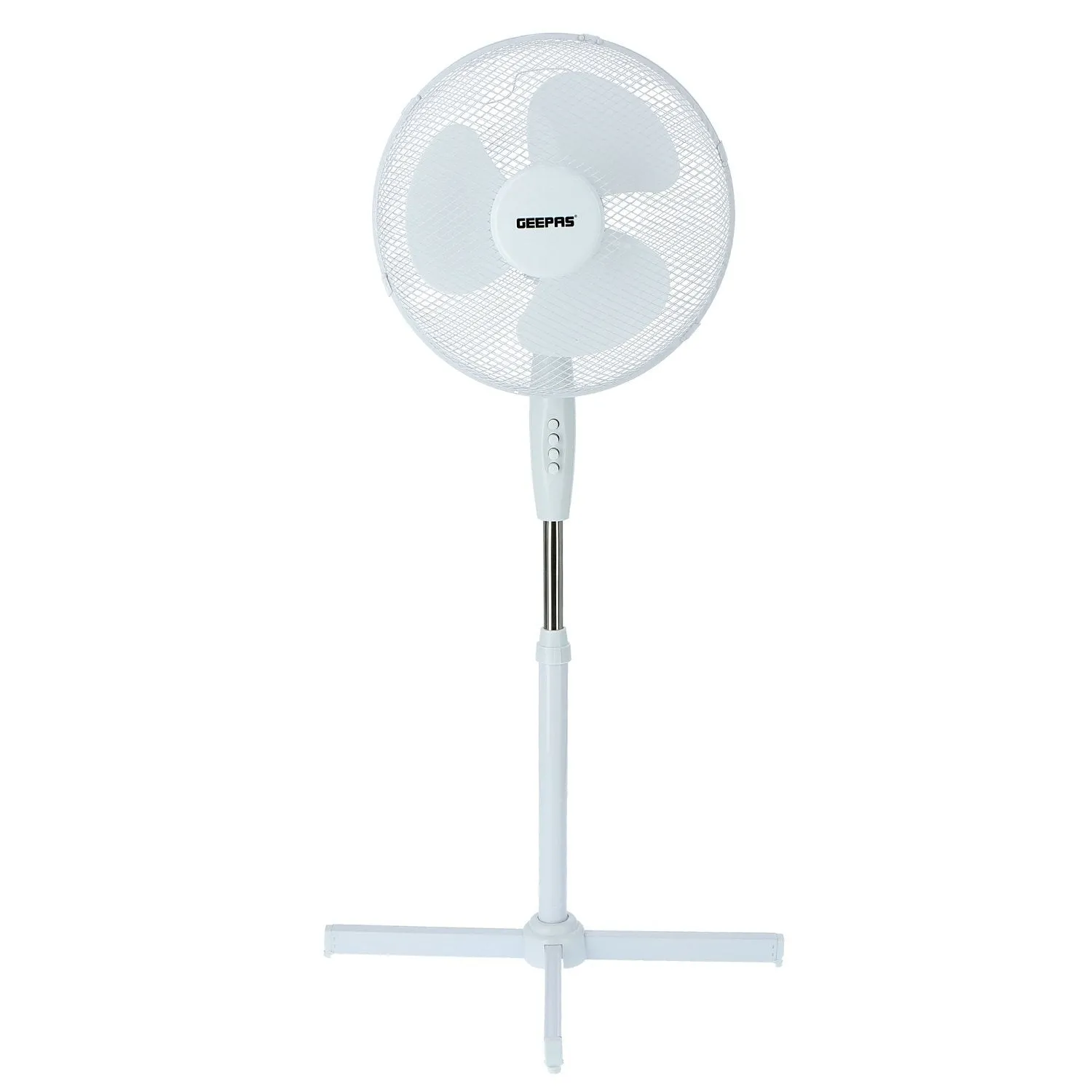 16 Inch White Oscillating Electric Pedestal Fan