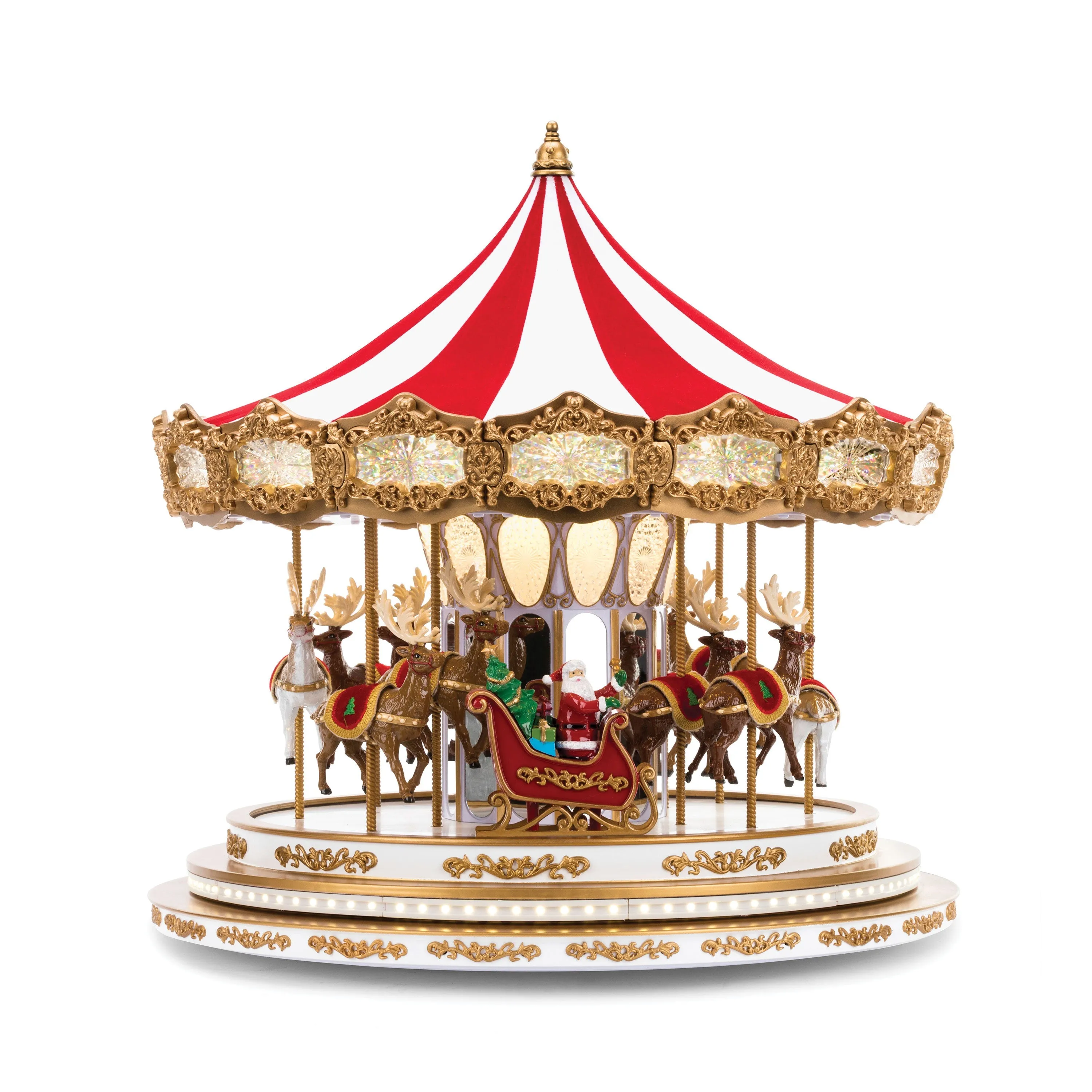 17 in. Regal Christmas Carousel