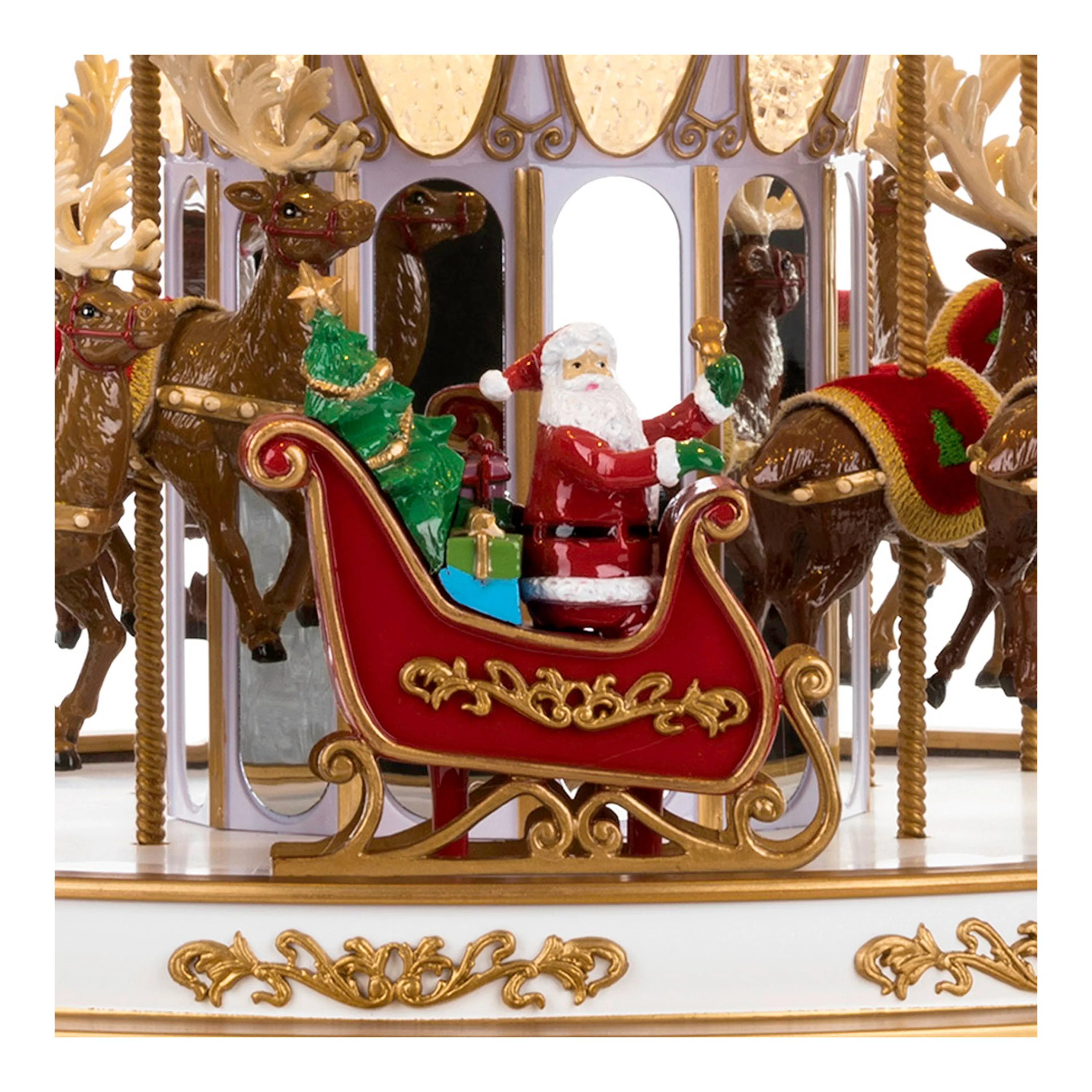 17 in. Regal Christmas Carousel