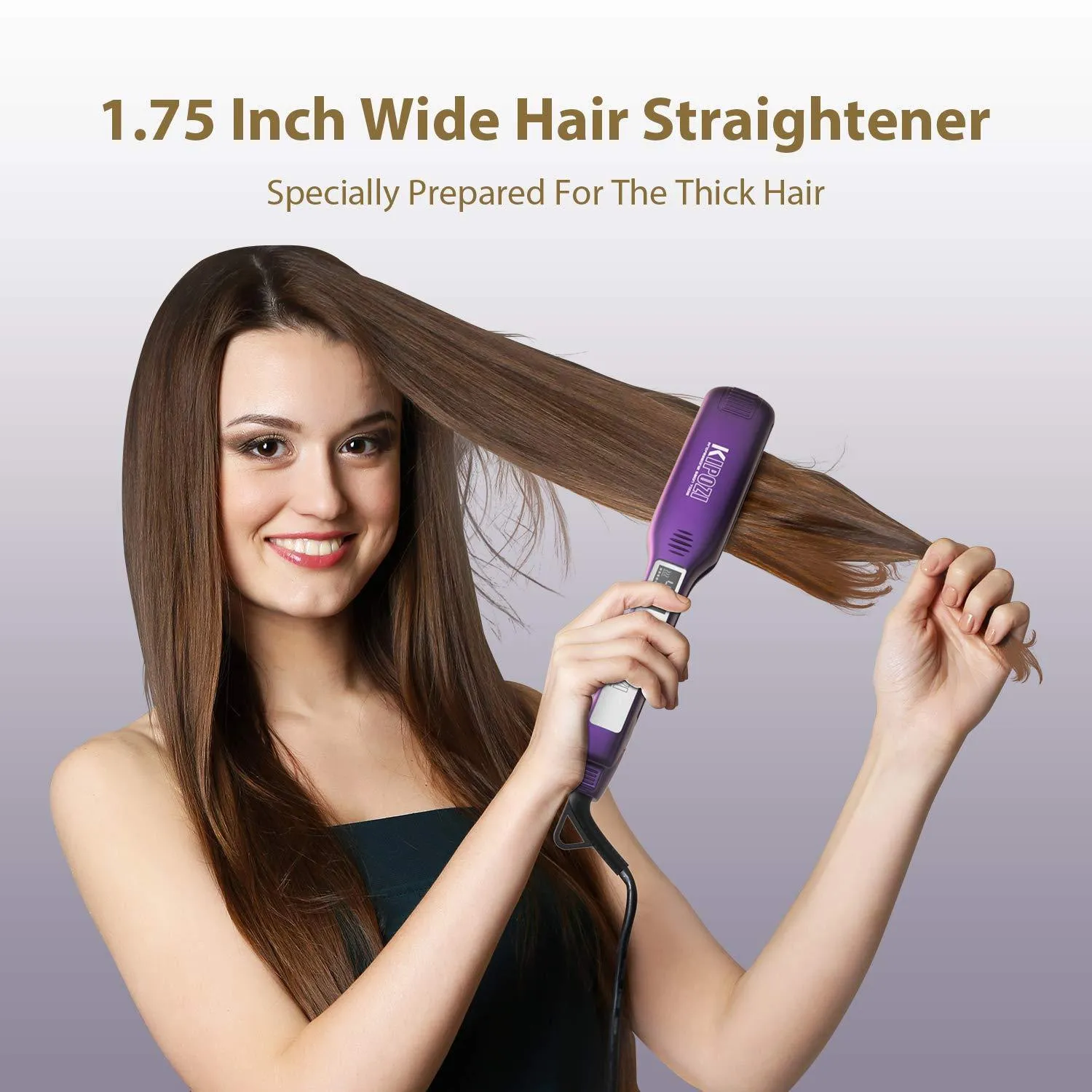 1.75-Inch Wide Straightener Flat Iron