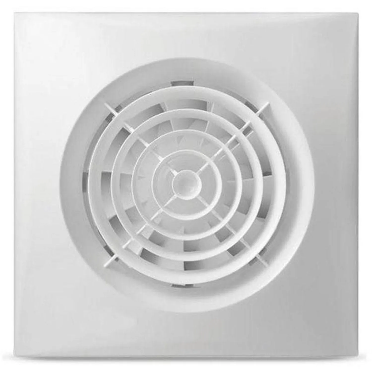 175m³/h Silent Wall Mounted Exhaust Fan 125mm in White (Standard/Timer/Humidistat)