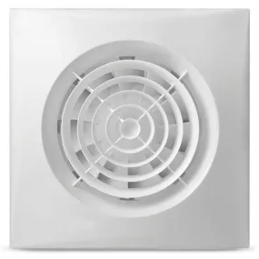 175m³/h Silent Wall Mounted Exhaust Fan 125mm in White (Standard/Timer/Humidistat)