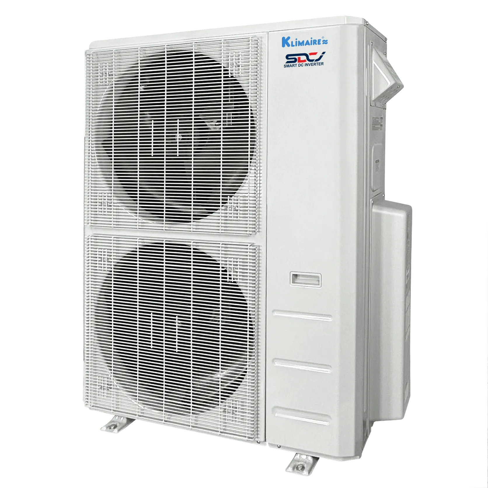 2-Zone Klimaire 20.8 SEER2 Multi Split Floor-ceiling Ducted Air Conditioner Heat Pump System 18 24