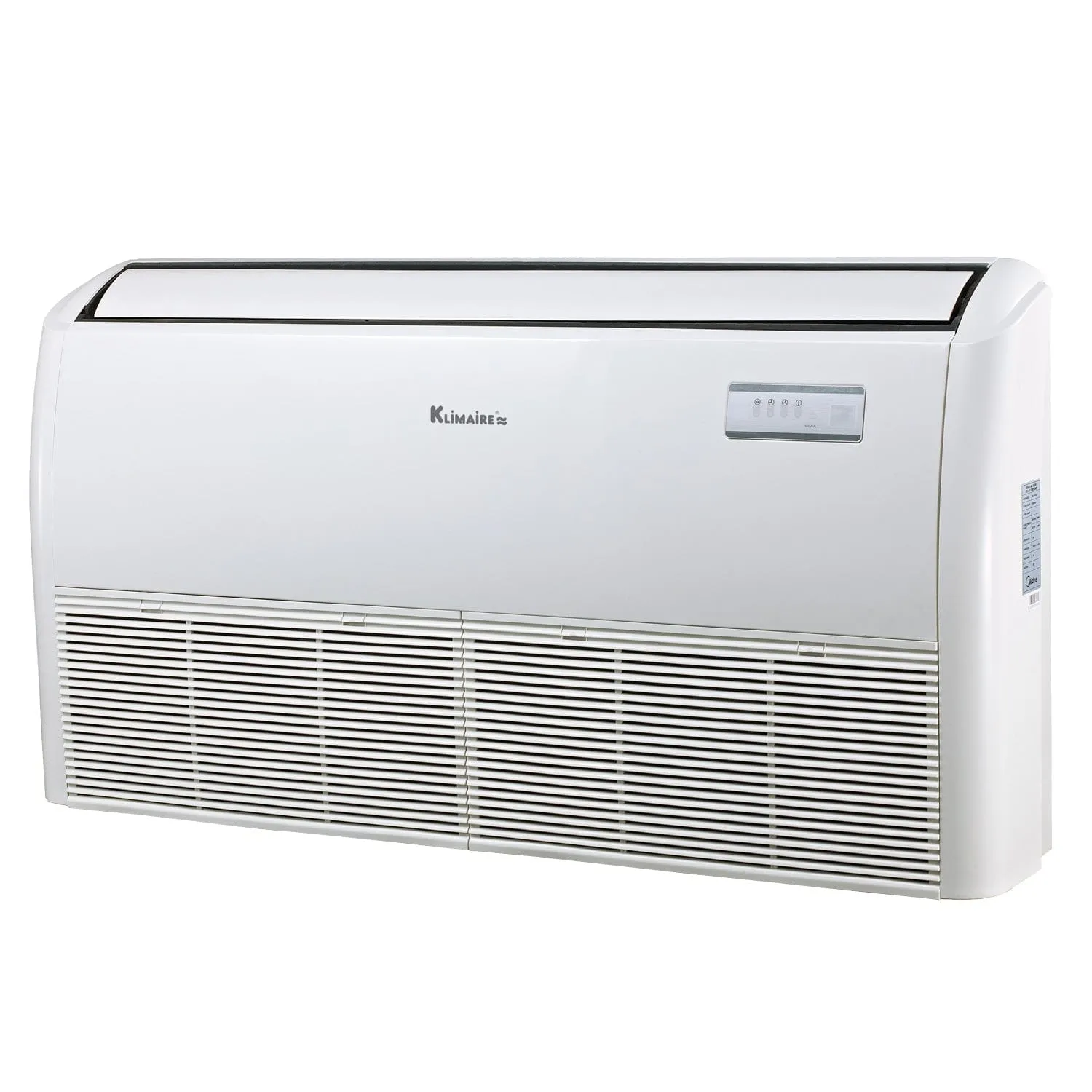 2-Zone Klimaire 20.8 SEER2 Multi Split Floor-ceiling Ducted Air Conditioner Heat Pump System 18 24