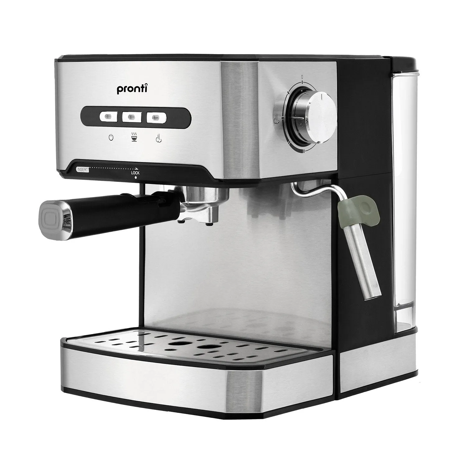 20 Bar Automatic Espresso Machine, Frother, 1.6L Tank, Pronti