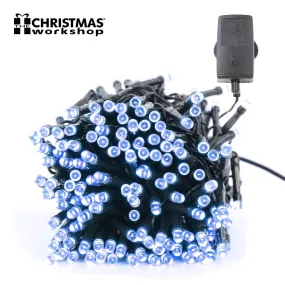 200 LED Briliant Blue Chaser lights, Indoor and Outdoor