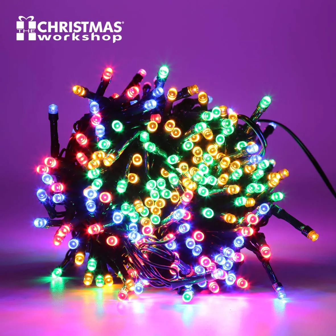 200 LED Multi-Coloured Chaser lights, Indoor and Outdoor