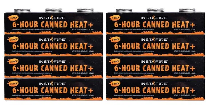 (24-pack) Canned Heat  & Cooking Fuel & Food Warming Chafing Dish Fuel