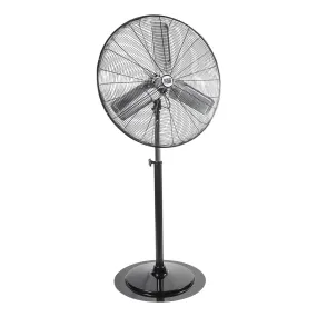 30 In. 3-Speed Adjustable Height Oscillating Pedestal Fan