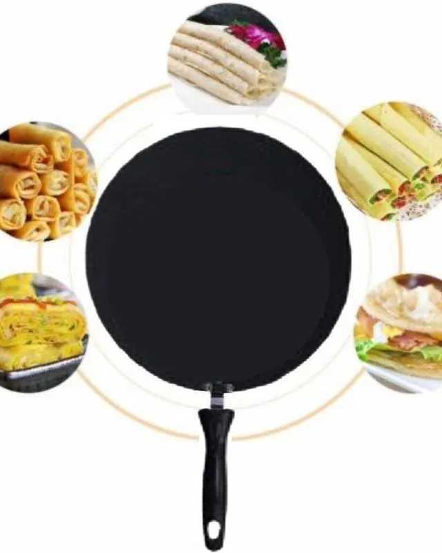 34Cm Non-Stick Round Frying Flat Pan