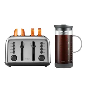 4-Slice Toaster with Cold Brew Coffee Maker - Bundle Offer