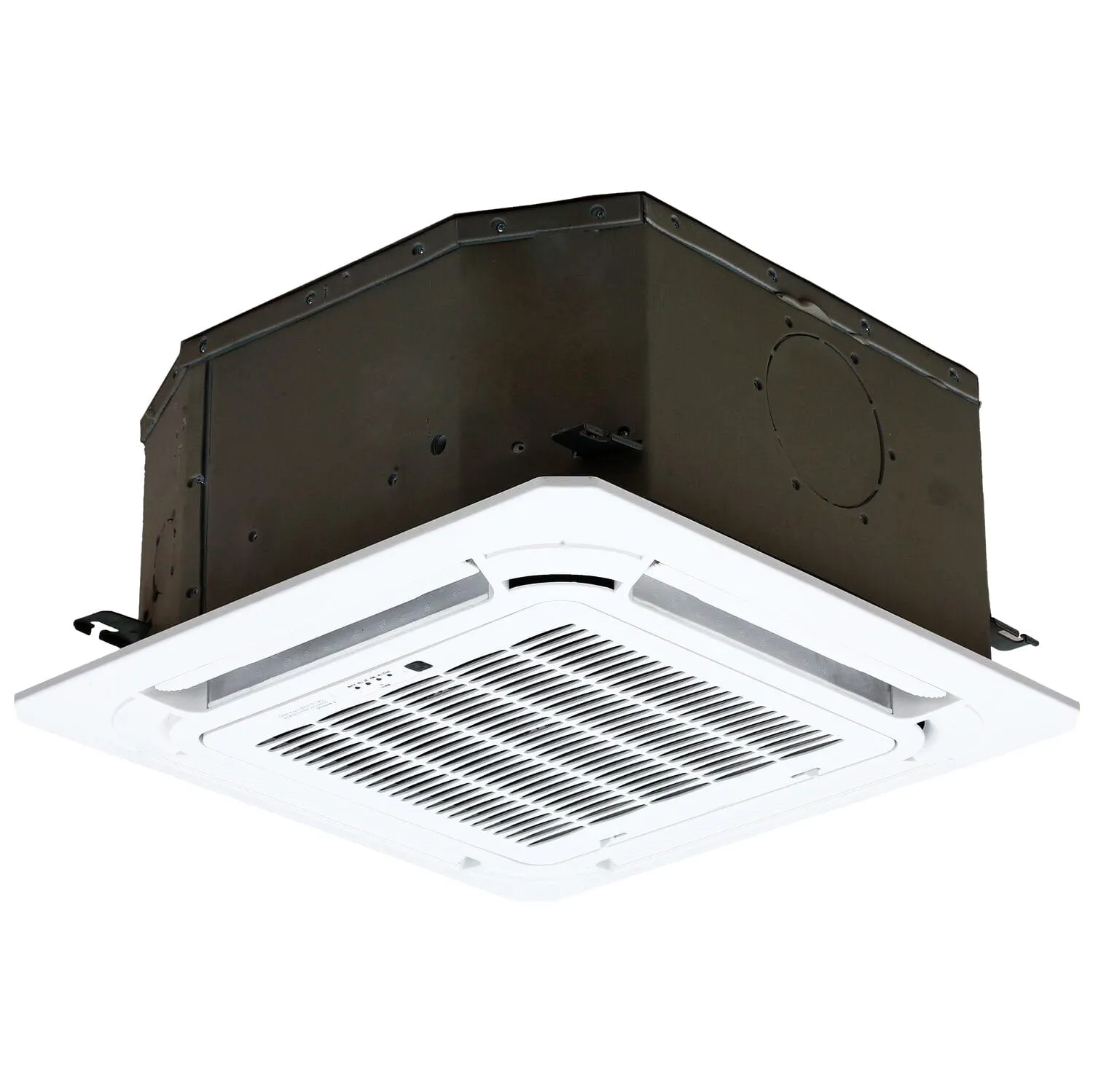 4-Zone Klimaire 20.8 SEER2 Multi Split Ceiling Cassette Ducted Recessed Air Conditioner Heat Pump System 12 12 18 18