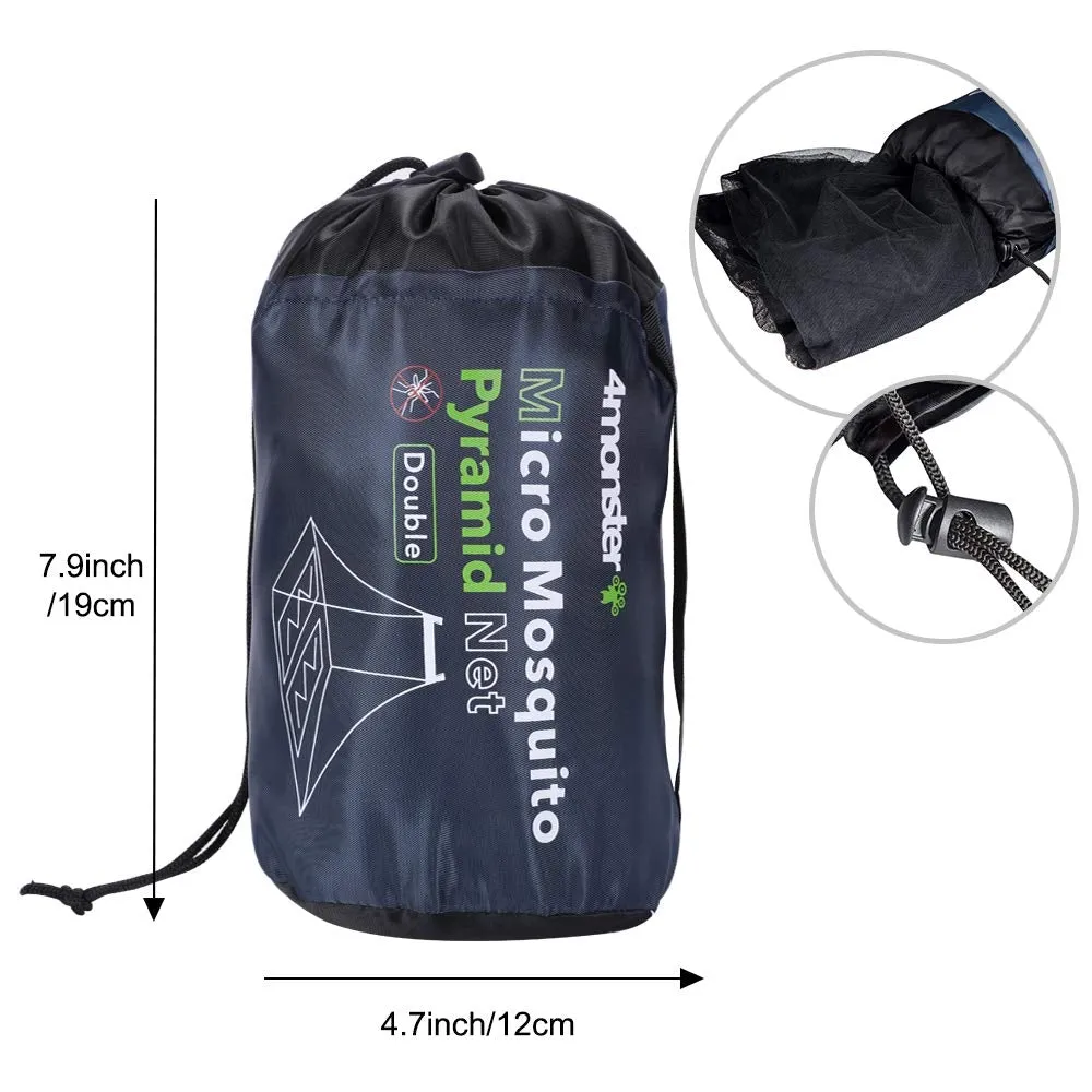 4Monster Mosquito Camping Insect Net with Carry Bag