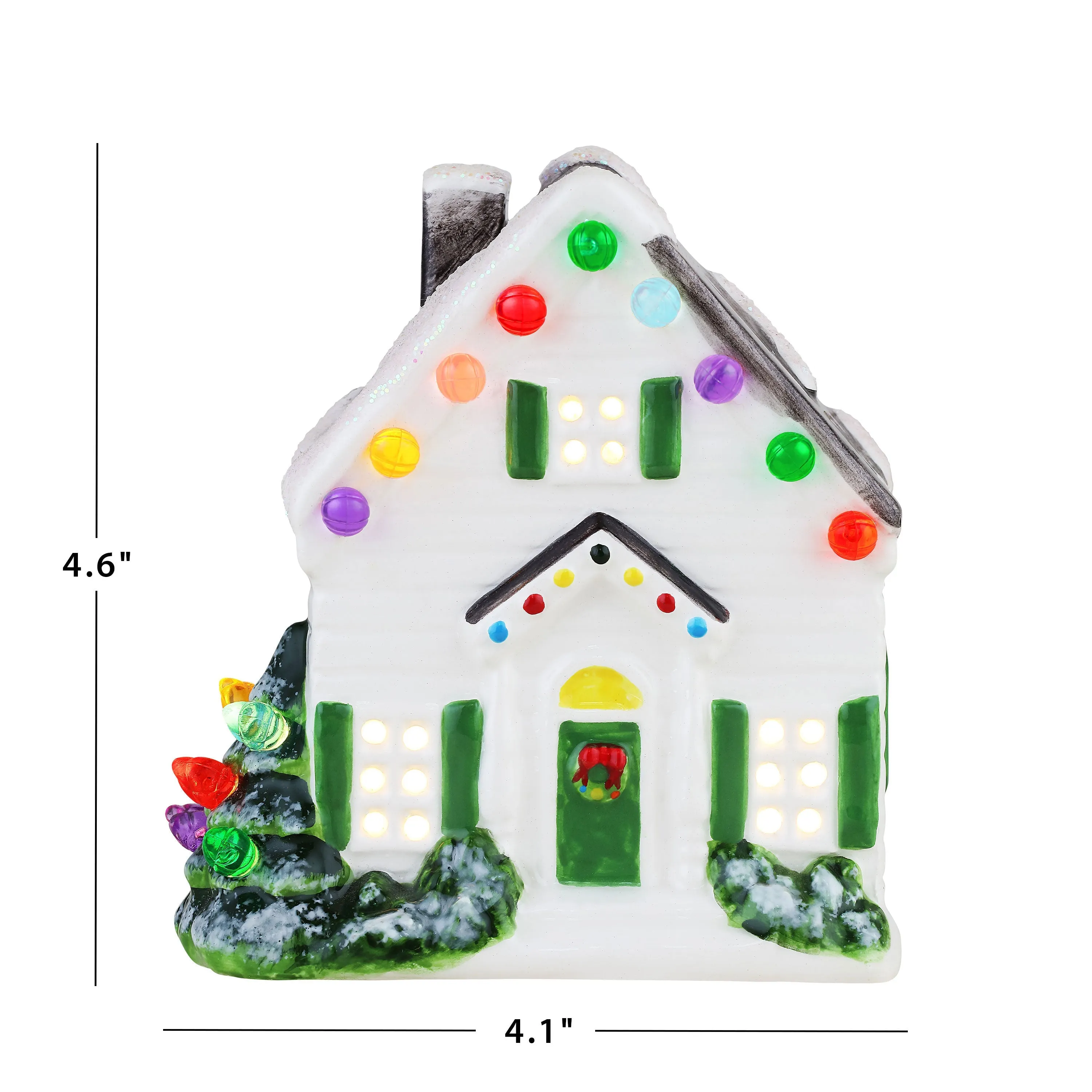 5 in. Nostalgic Ceramic Village - House