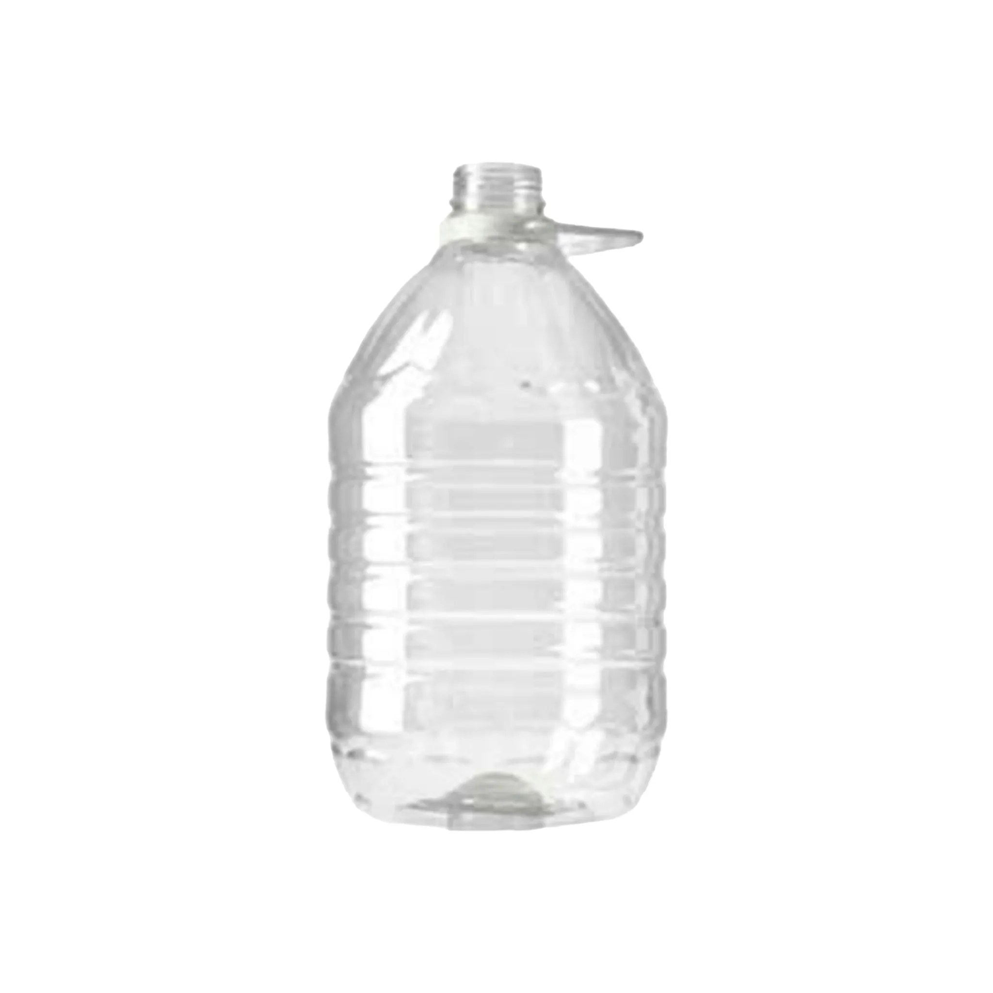 5L PET Plastic Water Bottle Grip Design with Tag Handle & Cap