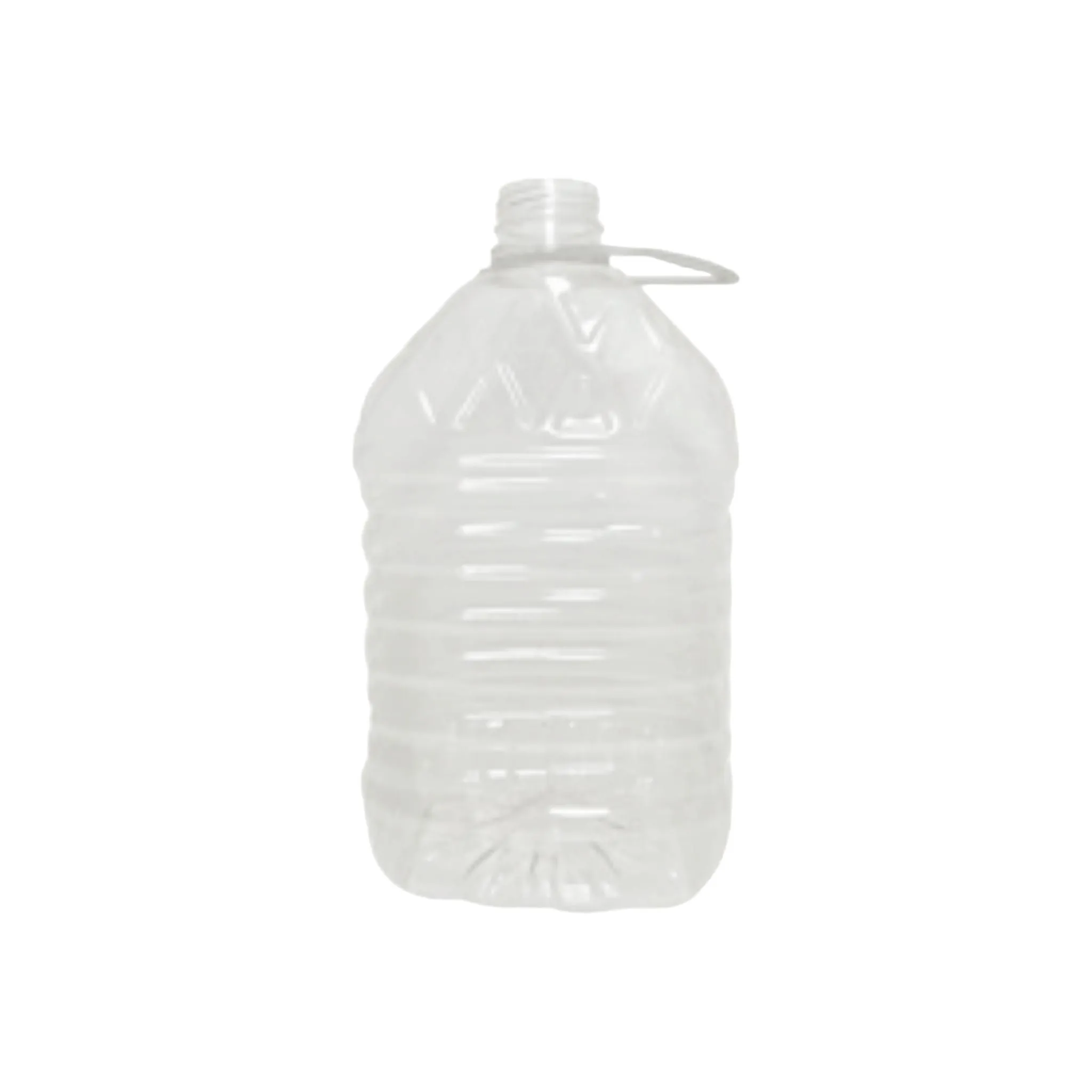 5L PET Plastic Water Bottle Grip Design with Tag Handle & Cap