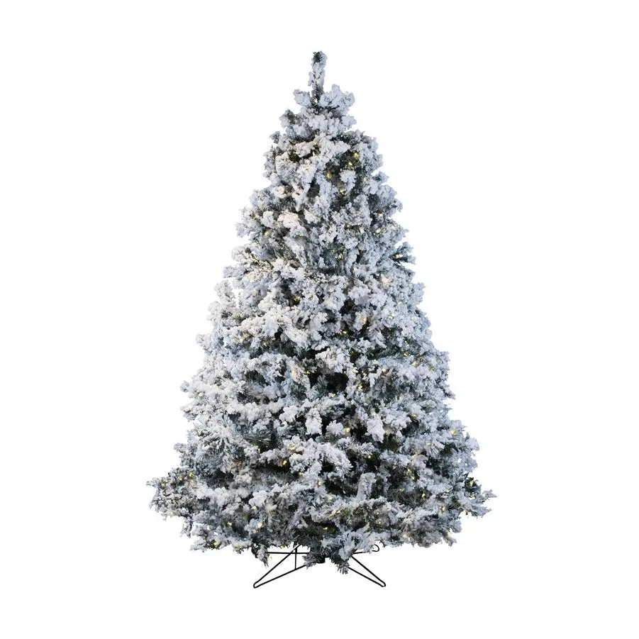 6.5' Winter Wonderland Tree, Warm White LED Lights