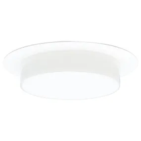 6" Economy Drop Opal Recessed Eyeball Trim with Reflector