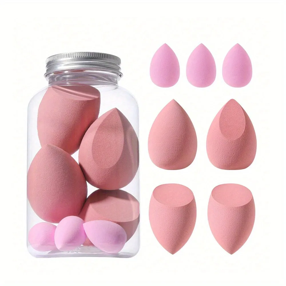 7Pcs Makeup Sponge Beauty Blender Set Soft Wet And Dry Use Blender Sponge For Liquid Cream And Powder