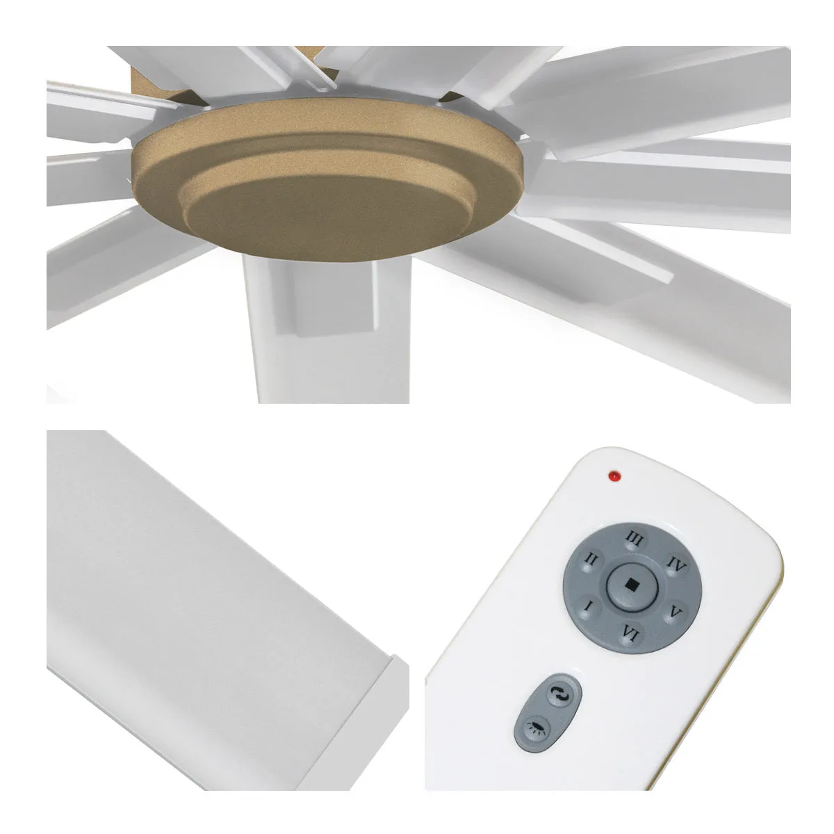 96 In. Indoor 6-Speed Ceiling Fan