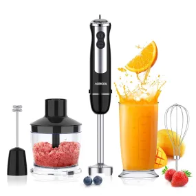 ACEKOOL Blender BH1 5-in-1 Stainless Steel Electric Hand Blender