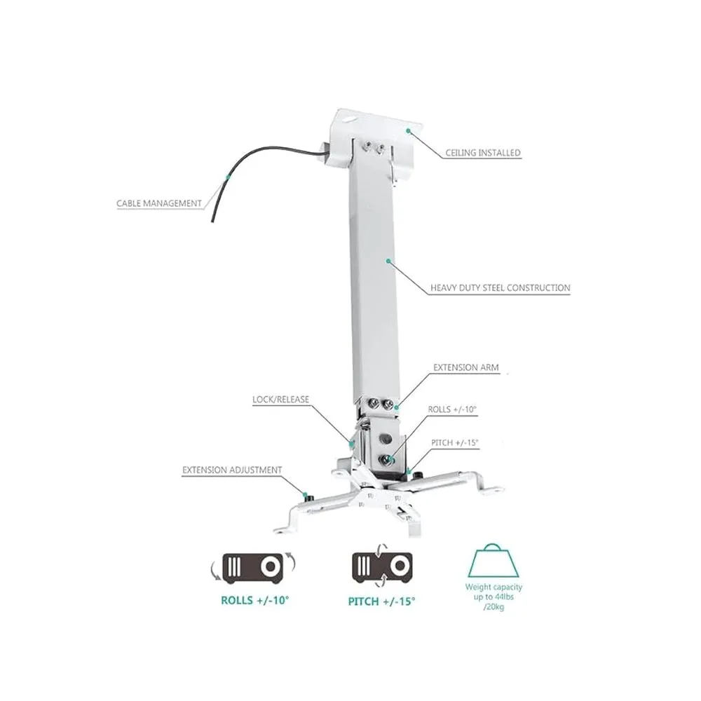 Adjustable Universal Projector Mount Wall And Ceiling-Jg20375153 Bracket