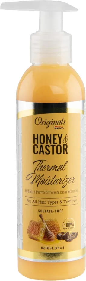 AFRICA'S BEST ORIGINALS HONEY & CASTOR THERMAL MOISTURISER 177ML