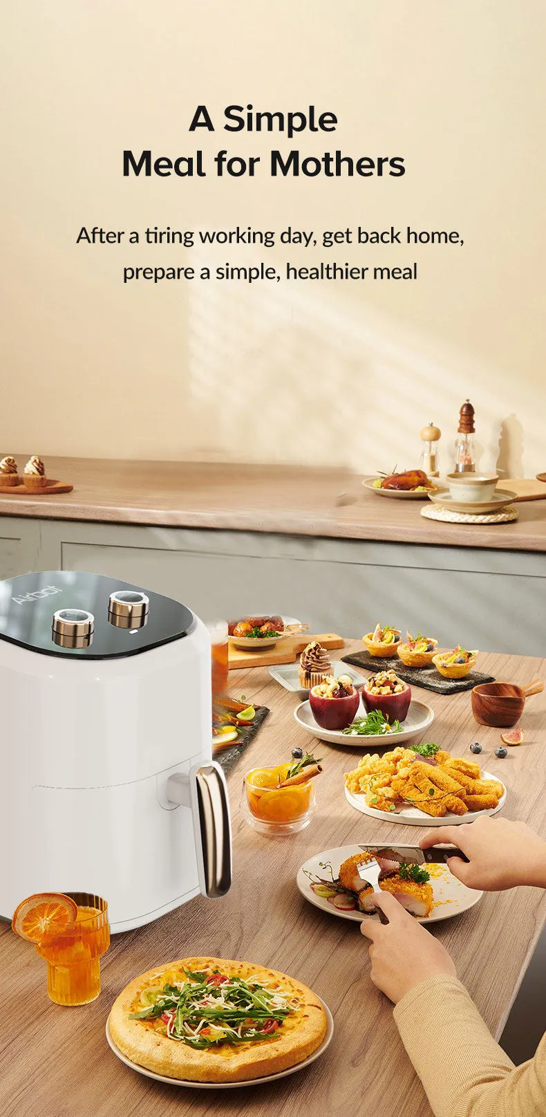 Airbot Air Fryer AF480 White 空氣炸鍋