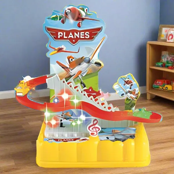 Airplane Track Set with Light and Sound