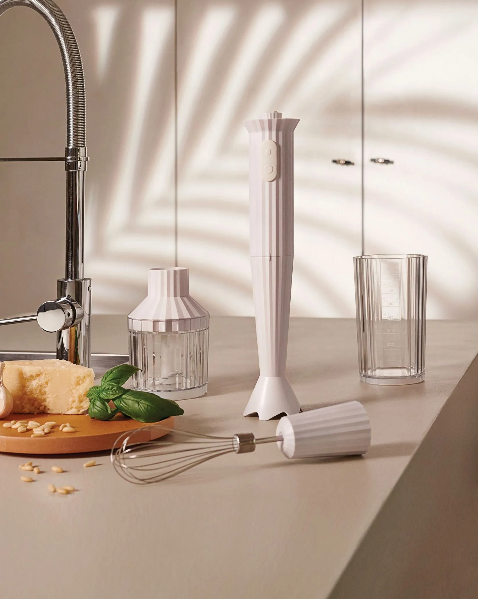 Alessi Plissé Hand Blender, Grey