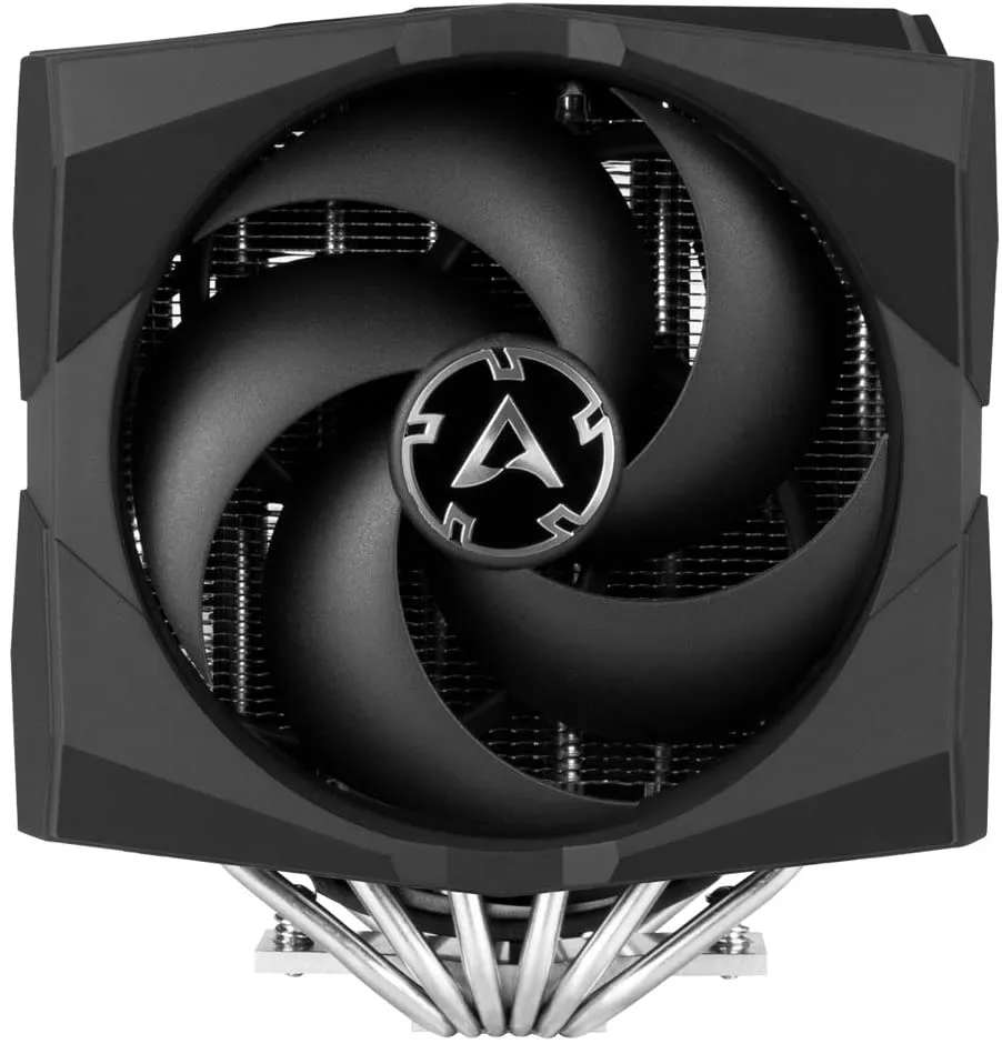 Arctic Freezer 50 Dual Tower ARGB Heatsink & Fan w/ RGB Controller, Intel & AMD Sockets, 6 Direct Touch Heatpipes, 120/140mm Fans, Air Cooler