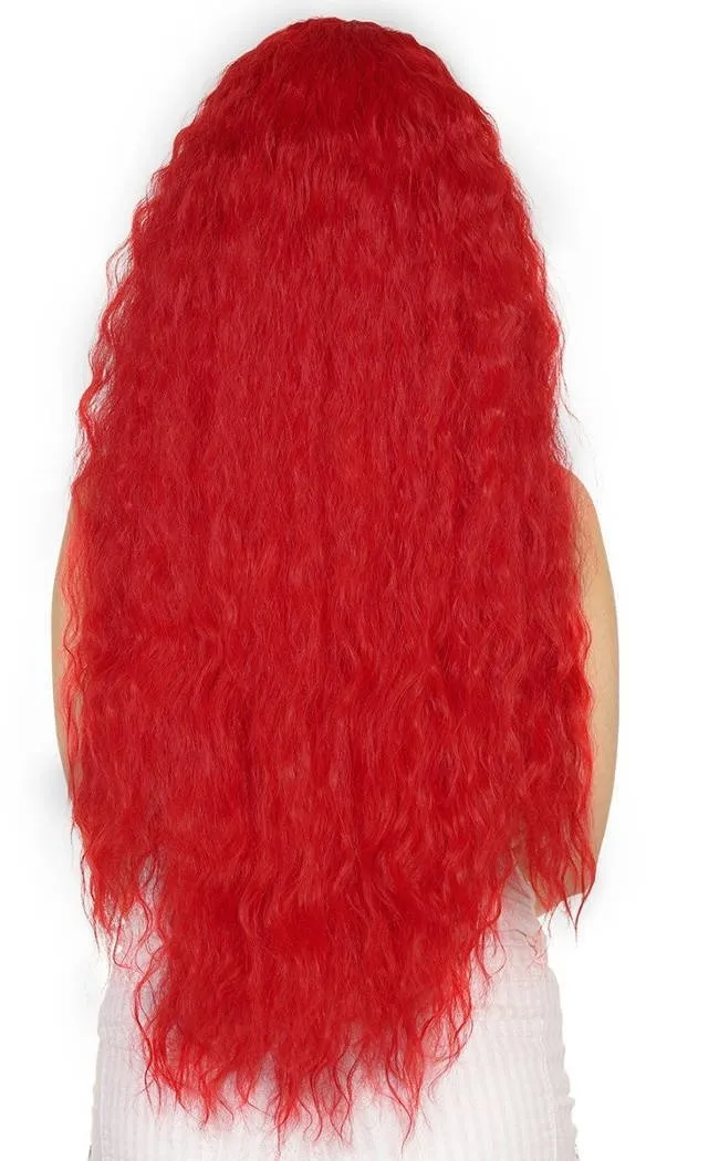 Ariel Long & Thick Wavy Red Wig