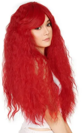 Ariel Long & Thick Wavy Red Wig