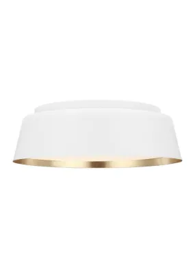 ASHER 3 LIGHT FLUSH CEILING MOUNT, MATTE WHITE