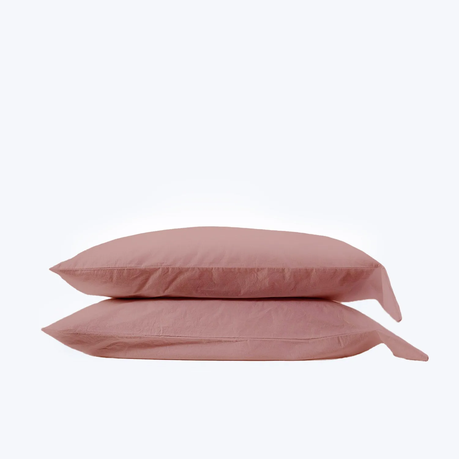 Aura Cotton Percale Pillowcases