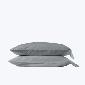 Aura Cotton Percale Pillowcases