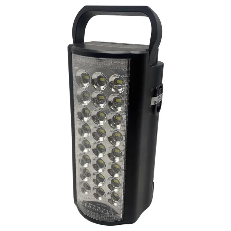 Auto Mode & Built-In Plug Rechargeable Led Emergency Light Q-Led24S Black