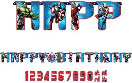 Avengers Letter Banner