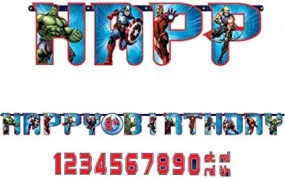 Avengers Letter Banner