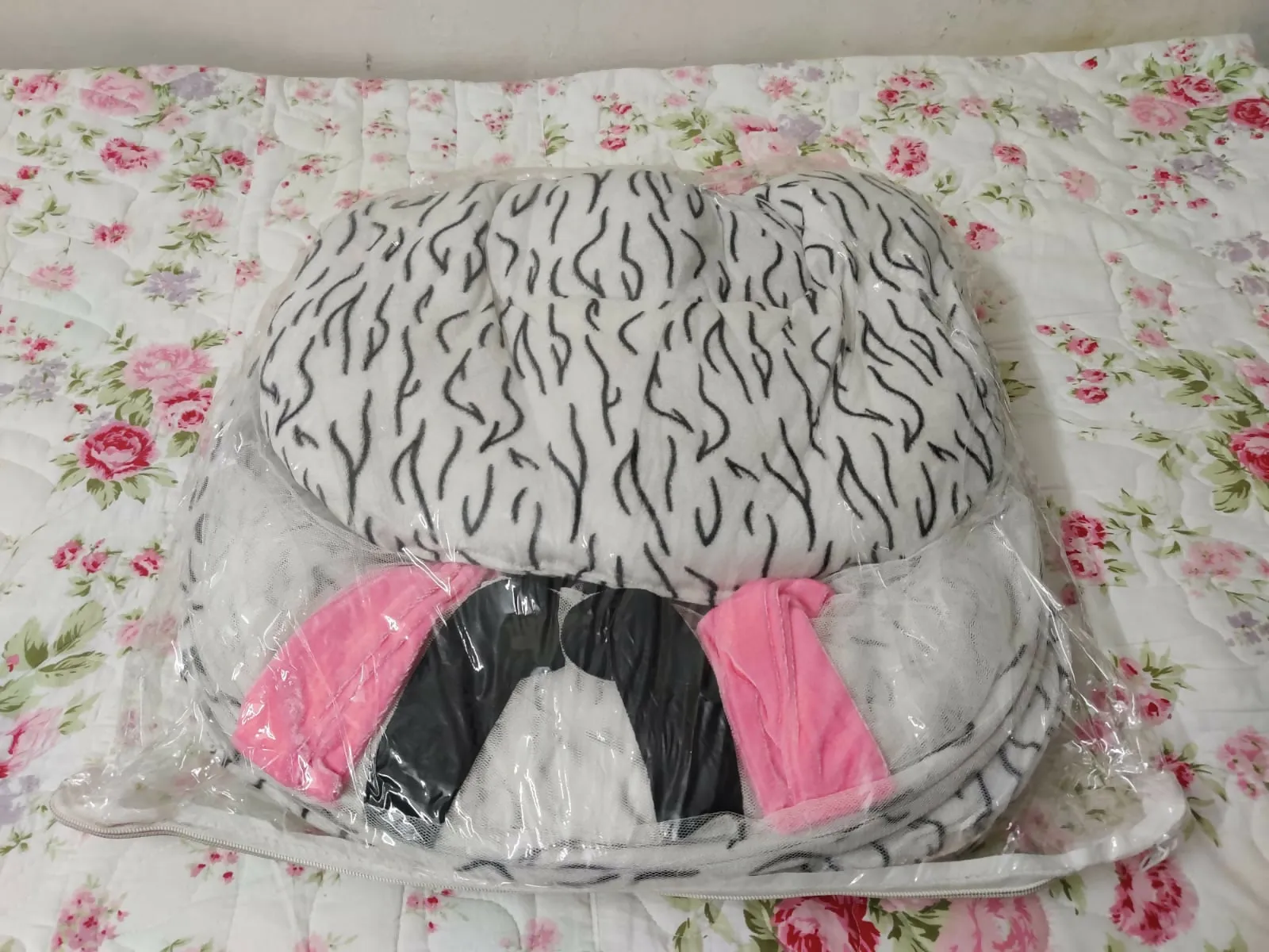 Baby Mattress with Mosquito Net, Animal Print