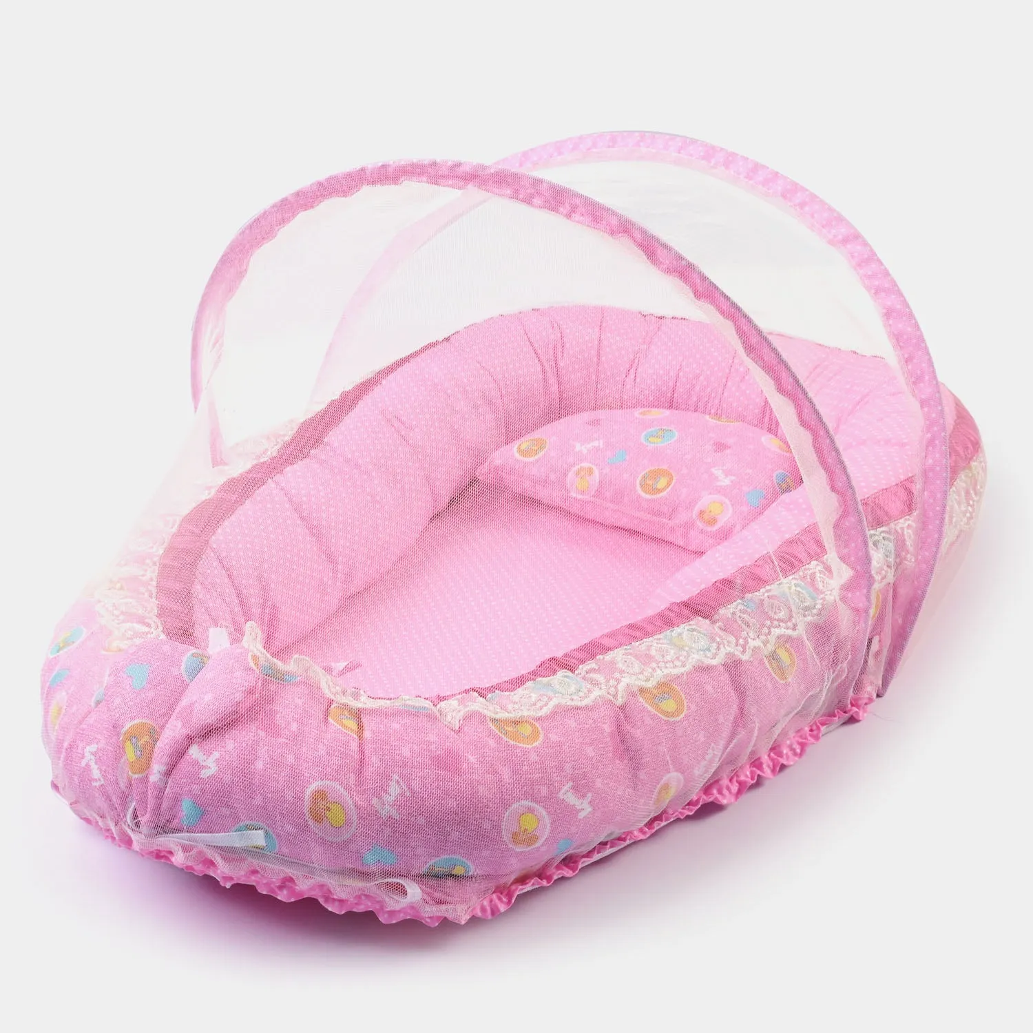 Baby Snuggle Bed Set 9pcs | Pink