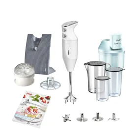 Bamix Baking Box Set All-In-One Immersion Blender 200w White