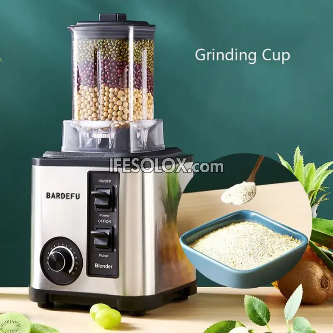 BARDEFU BF-5042 3Liters 9,500Watts High-speed 3-in-1 Power Blender - Brand New